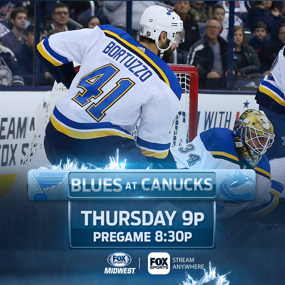 Blues look for another 'solid team effort' at Vancouver