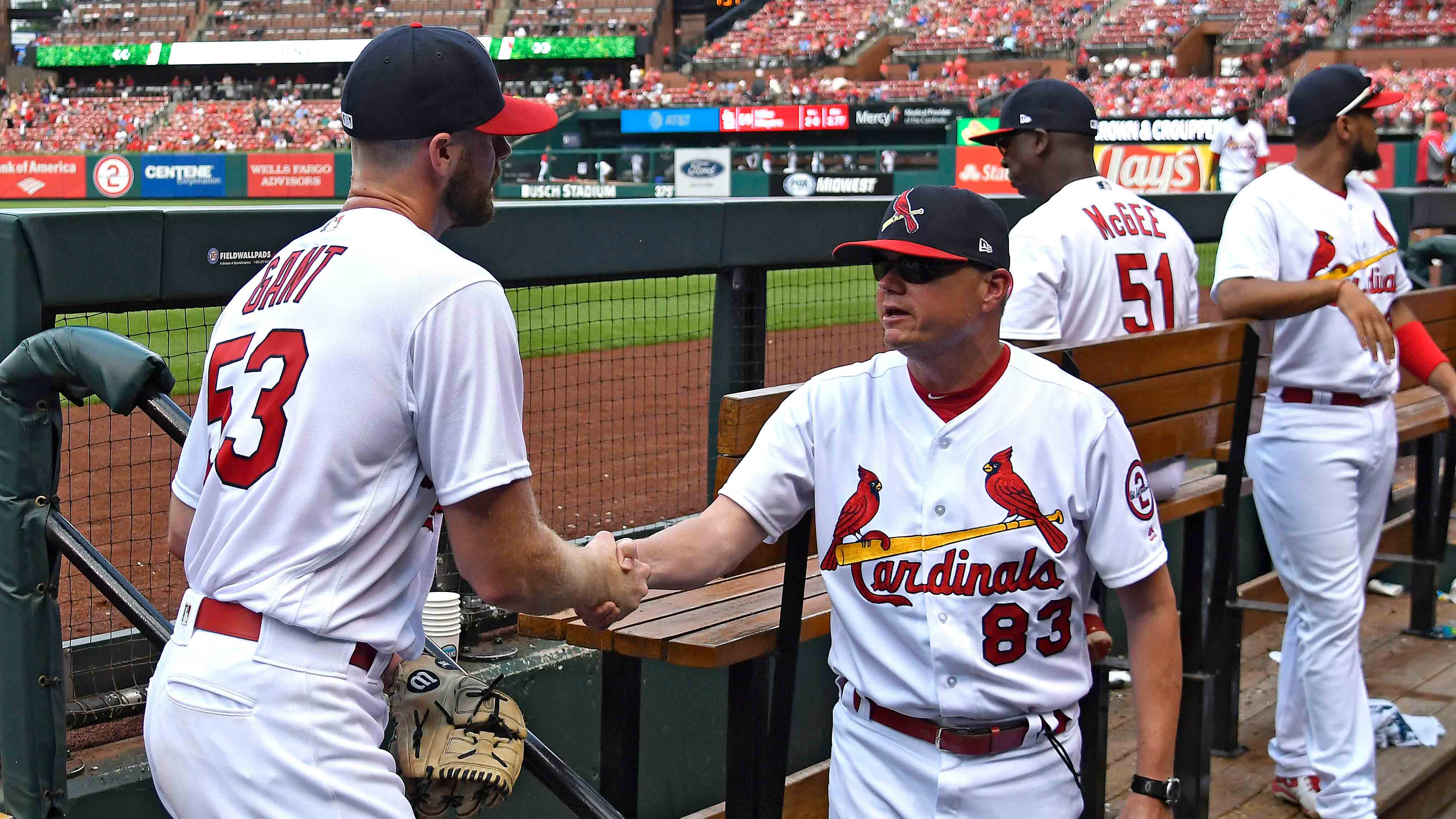 Cards beat Reds 6-4 in Shildt's first game as interim manager