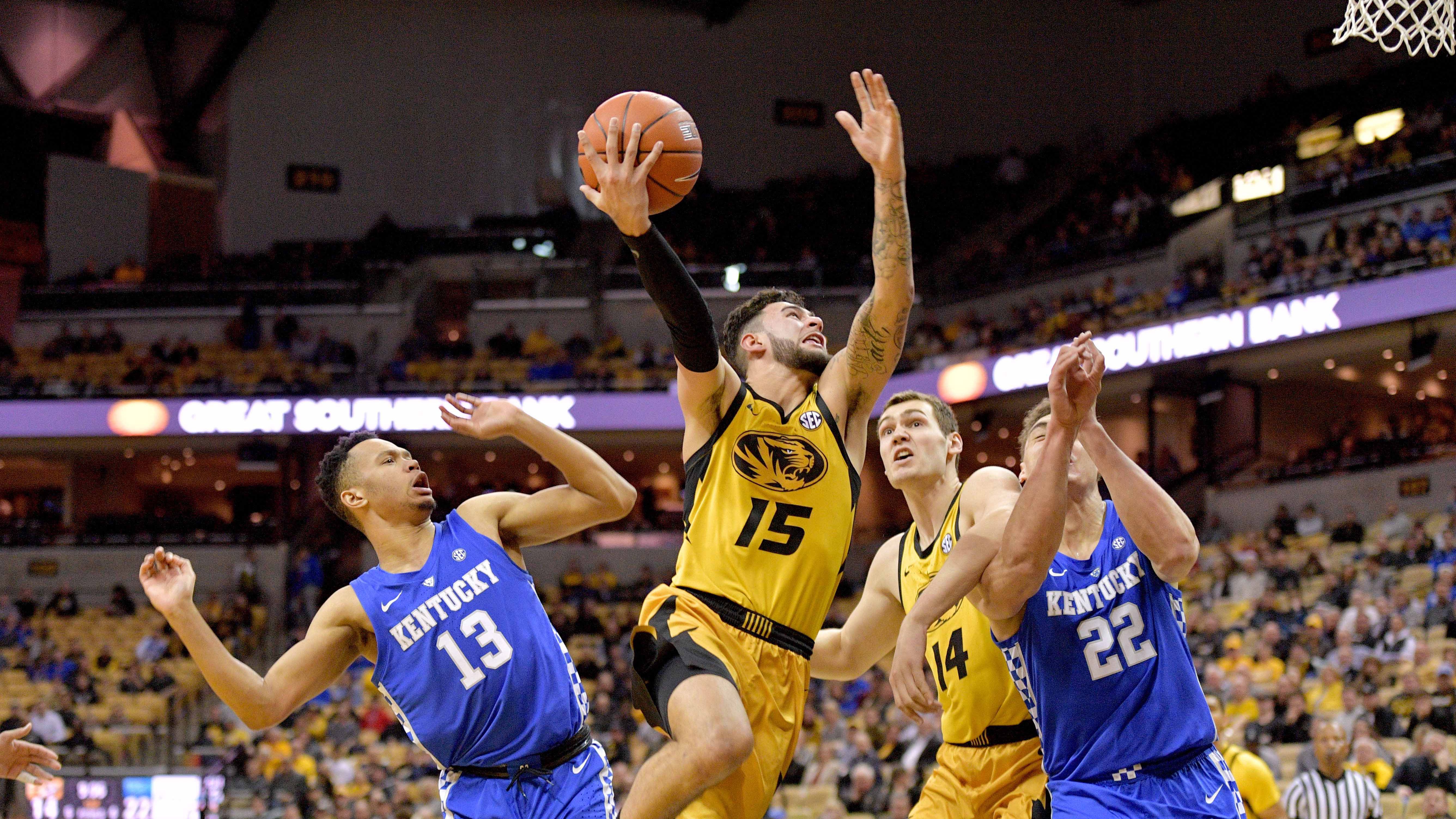 Missouri battles late, falls short in 66-58 loss to No. 4 Kentucky