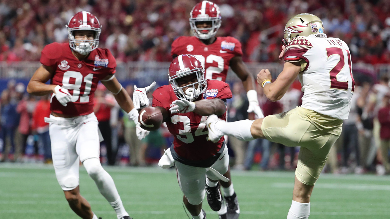 FSU stumbles on special teams, drops much-anticipated matchup to Alabama