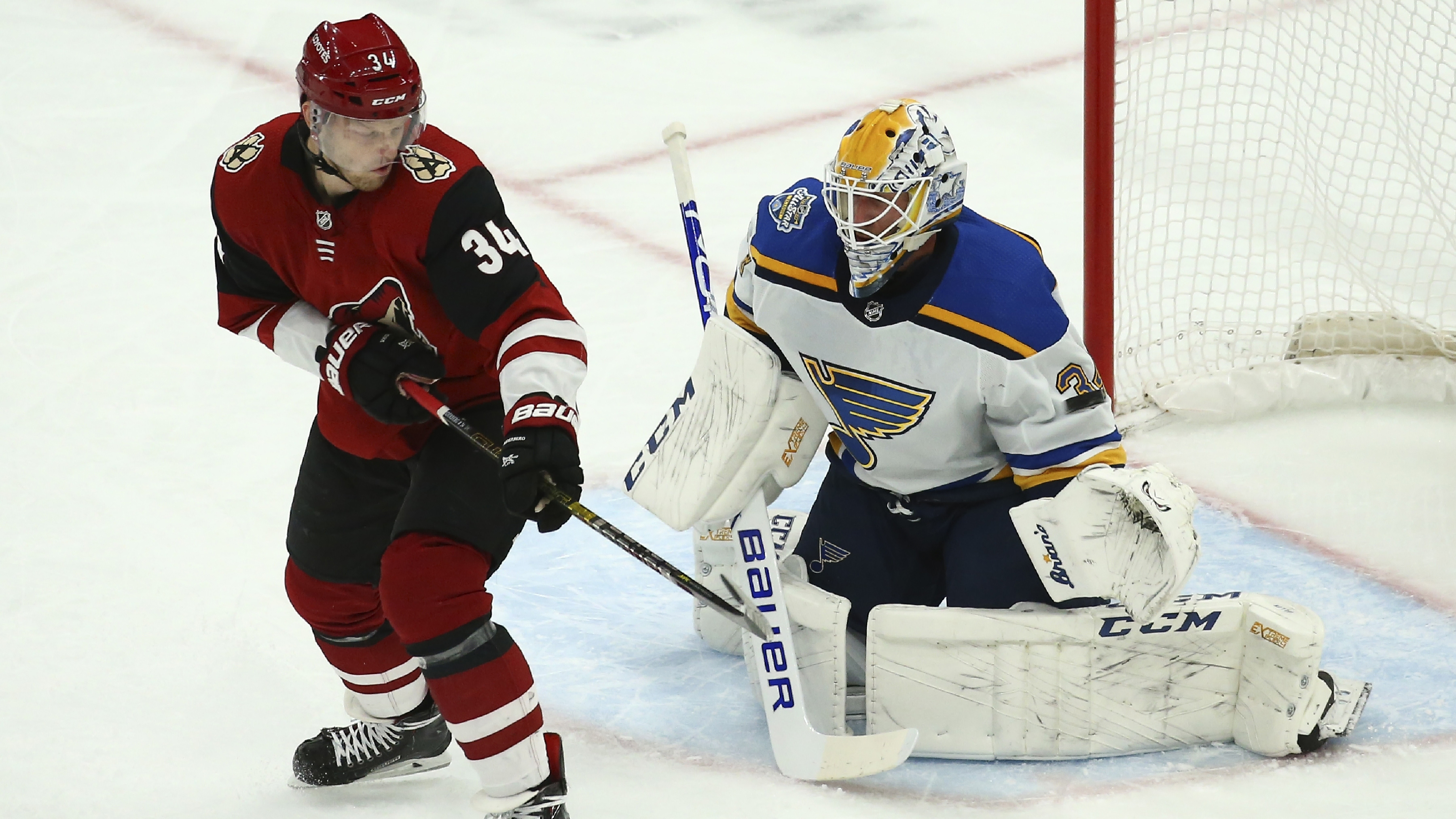 Blues' winning streak snapped at eight games after 3-1 loss to Coyotes