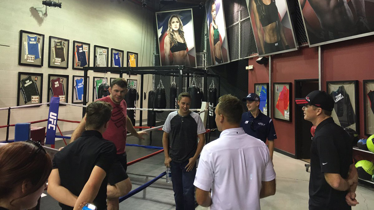 Truck Series Chase drivers train with UFC legends in Las Vegas