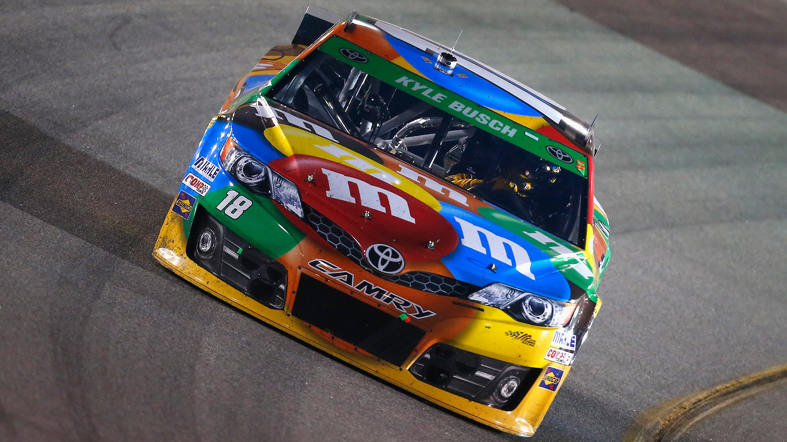 Hard-driving mofo: Just ask him, Kyle Busch will tell you