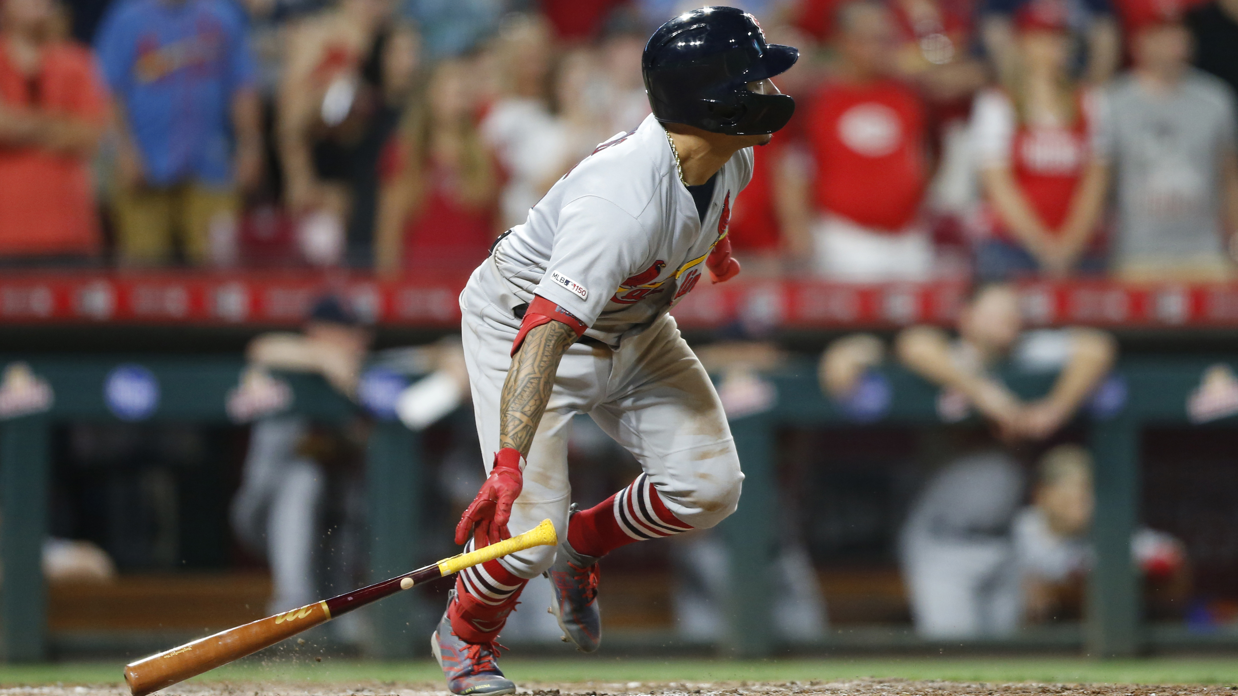 Cardinals' winning streak snapped at five games with 2-1 loss to Reds