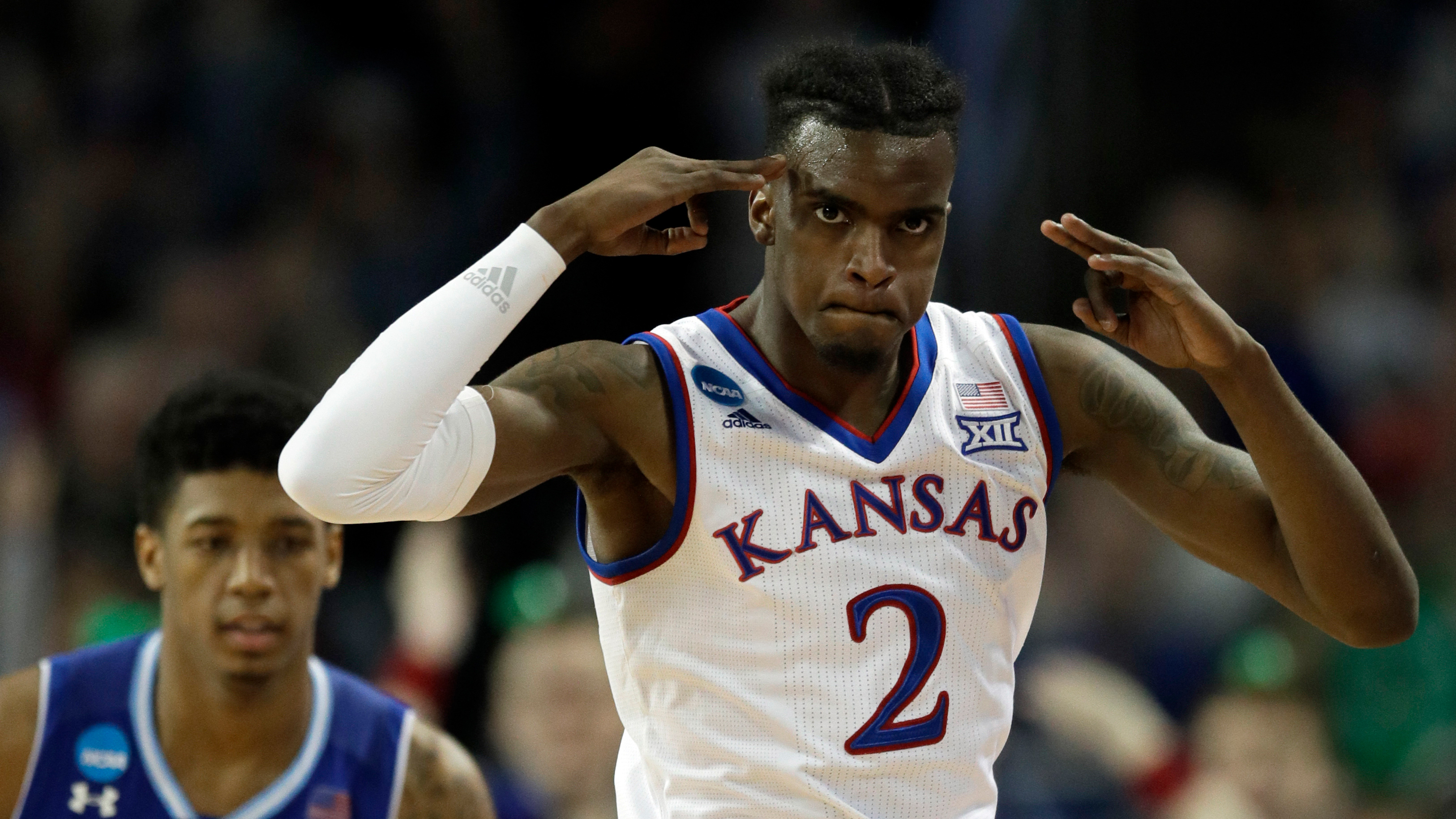 Kansas headed to Sweet 16 after slipping past Seton Hall 83-79