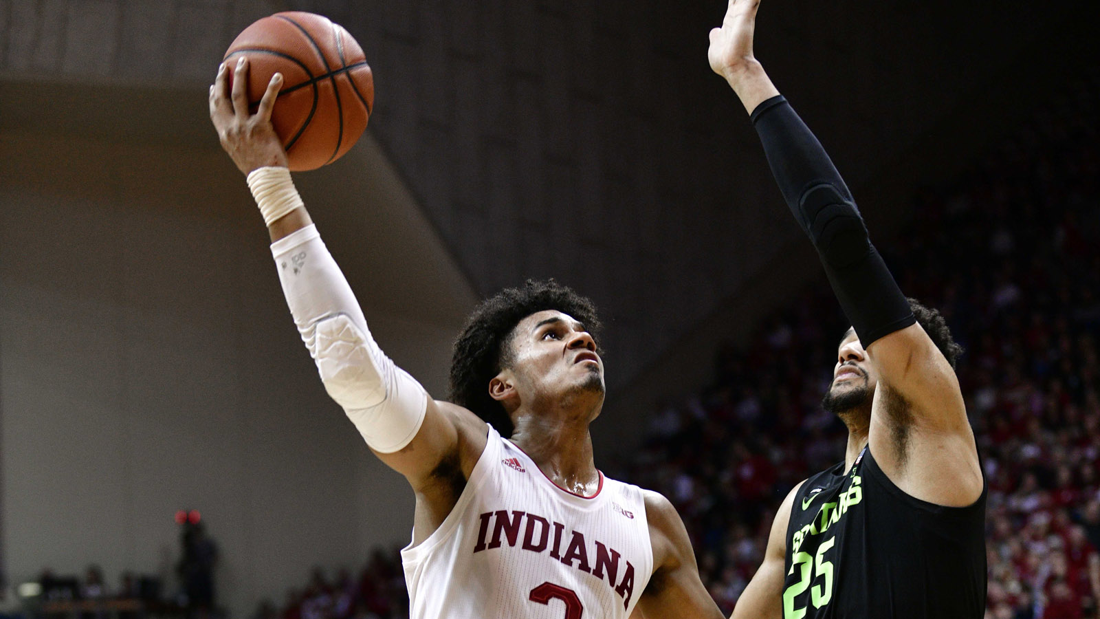 Indiana upsets No. 6 Michigan State, 63-62