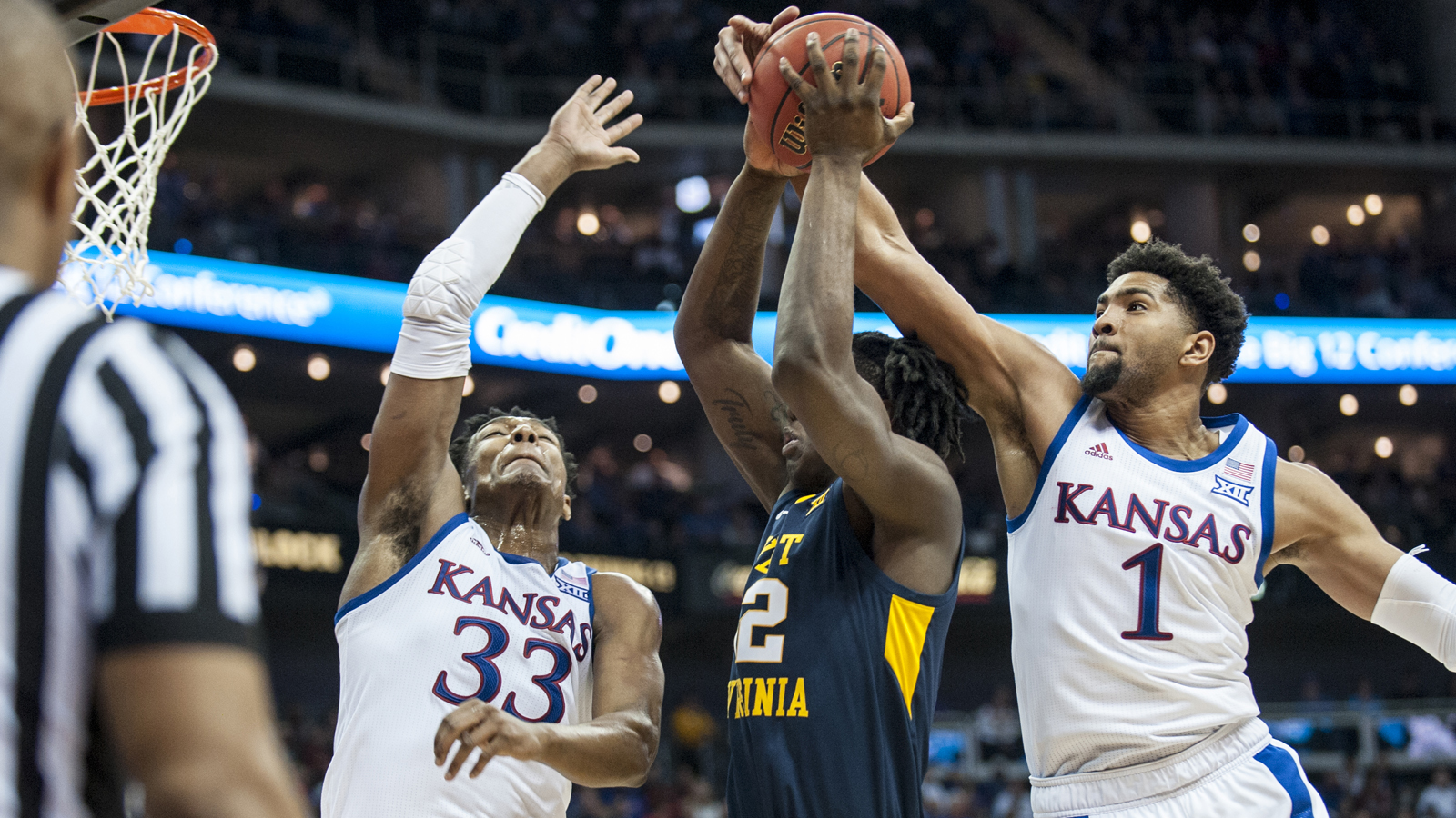 KU advances to Big 12 championship game with 88-74 win over West Virginia