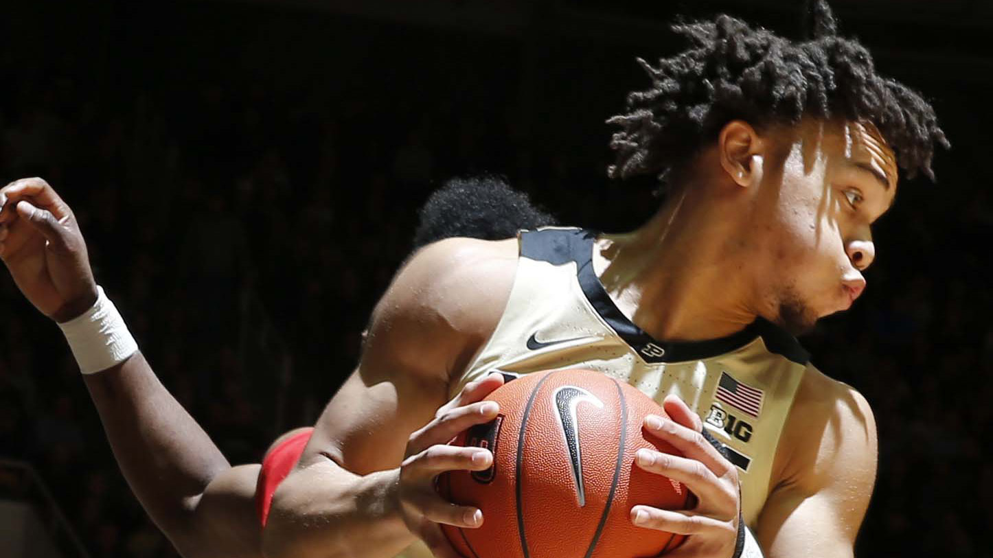 Edwards scores 20 to lead Purdue past No. 23 Maryland 62-60