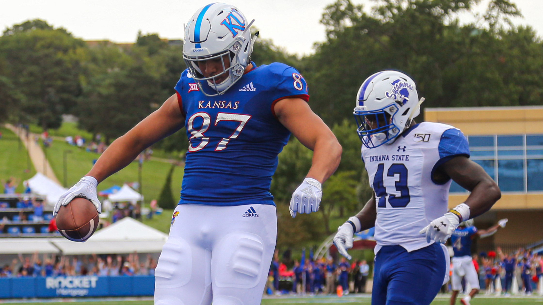 Jayhawks victorious in Les Miles' coaching debut with 24-17 win