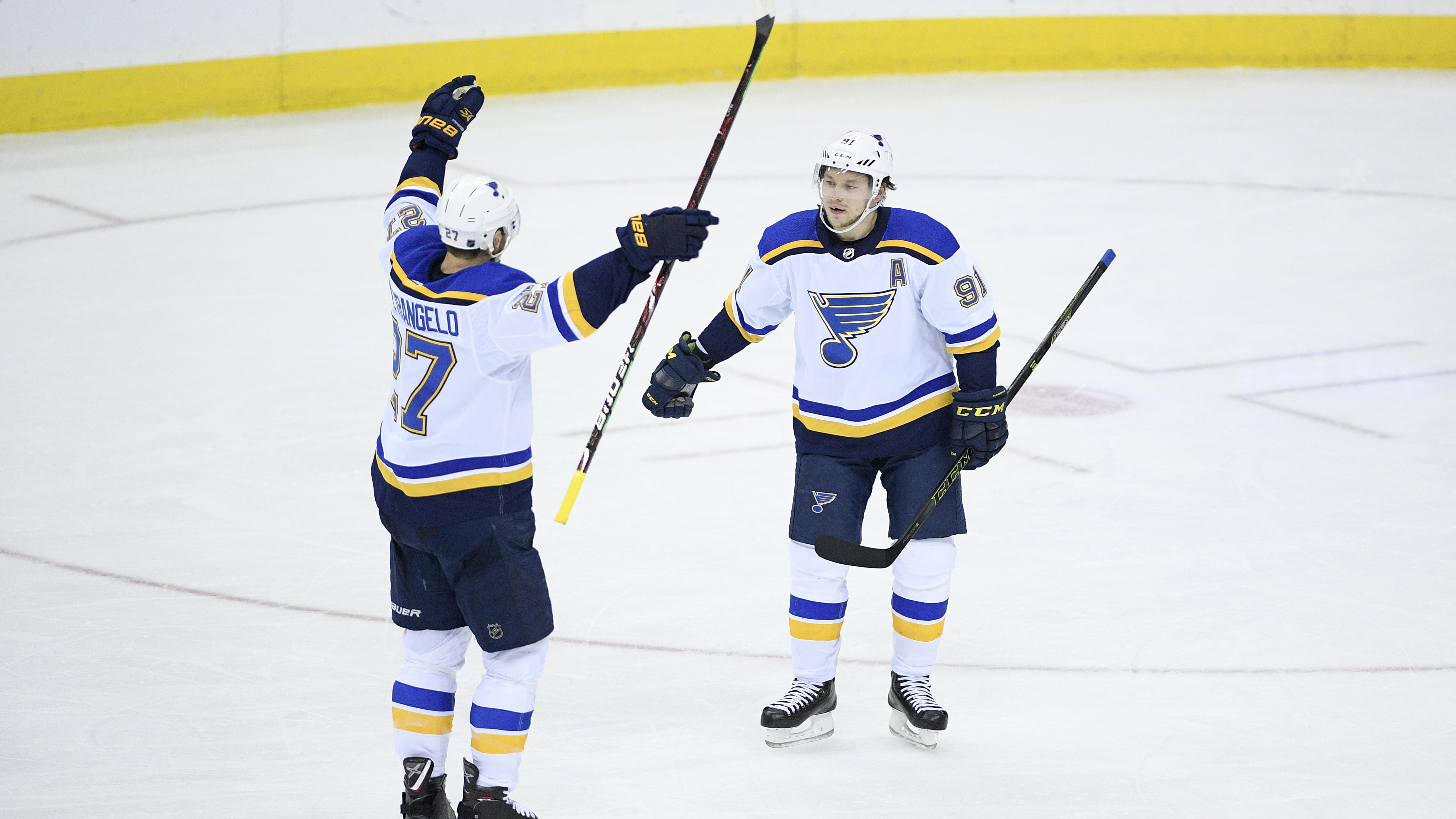 Blues earn their first three-game win streak of season with 4-1 win over Caps