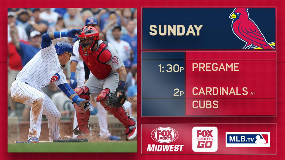 Cardinals hoping to do their part to keep Cubs from an NL Central title Sunday