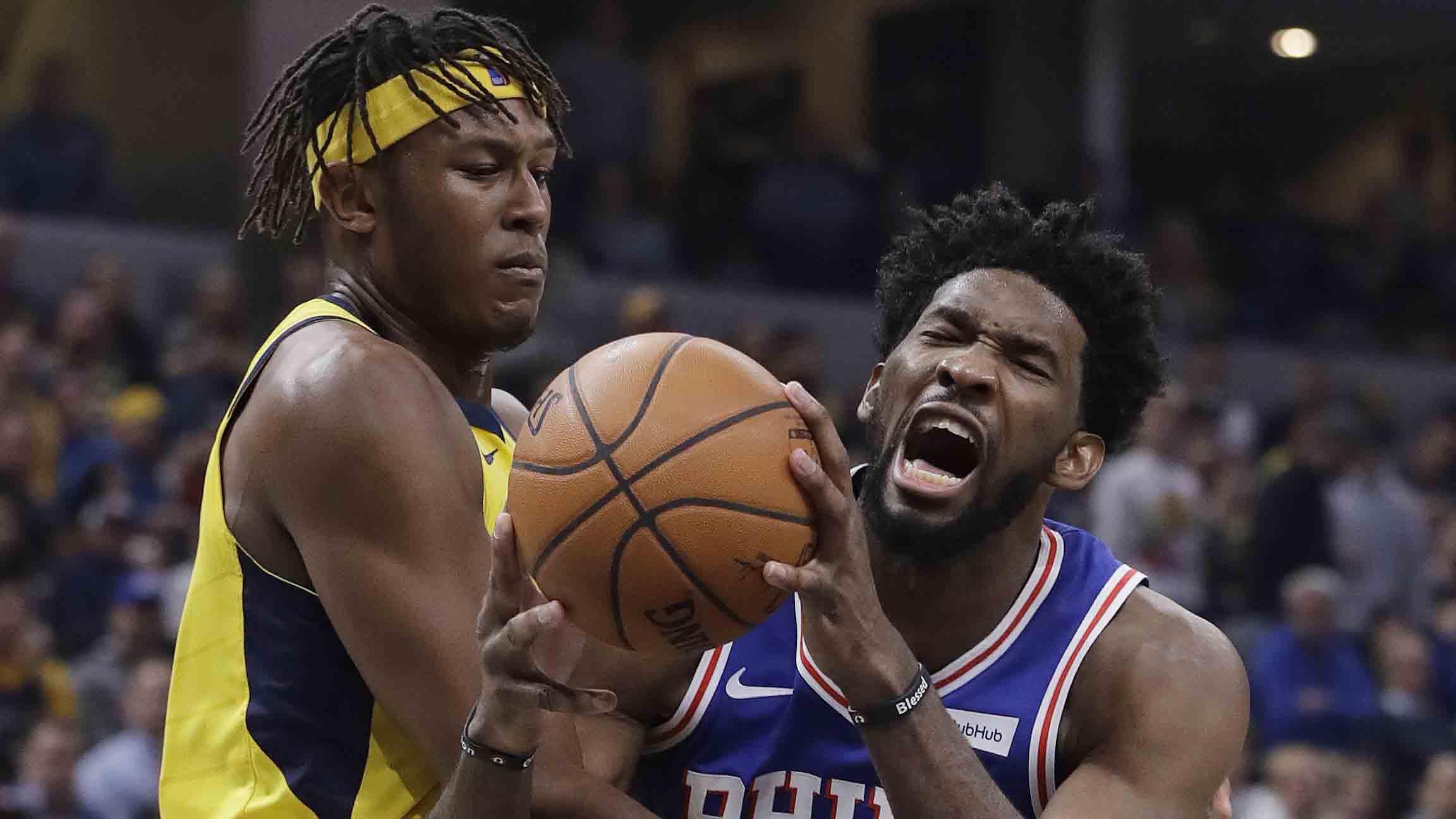 76ers pull away late as Pacers lose 100-94