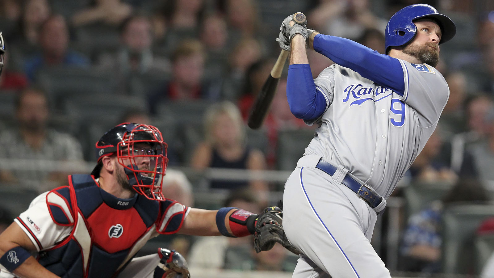 Gordon, Duda go deep as Royals hang on for 5-4 victory over Braves