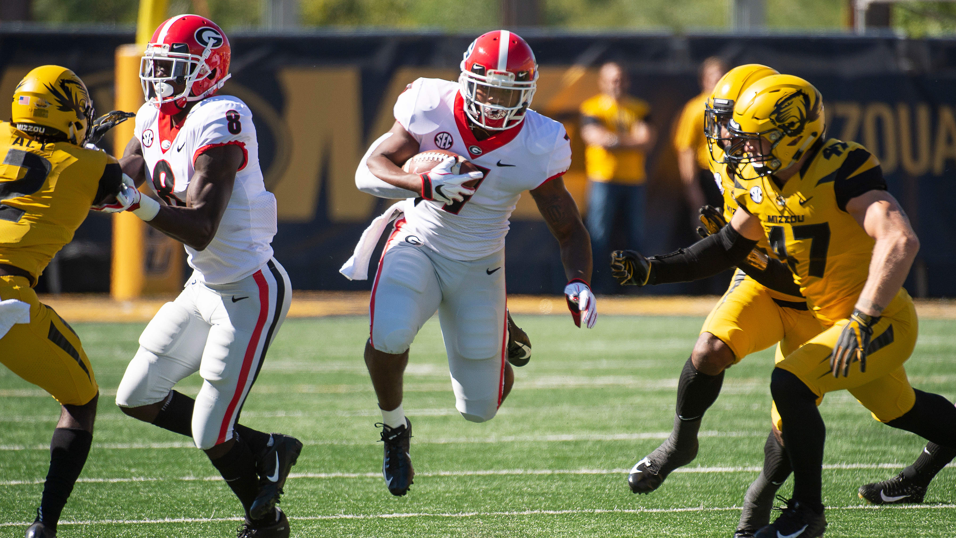 No. 2 Georgia snaps Missouri's nine-game regular season winning streak