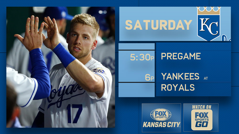 After ending skid, Royals will bid for another win against Yankees