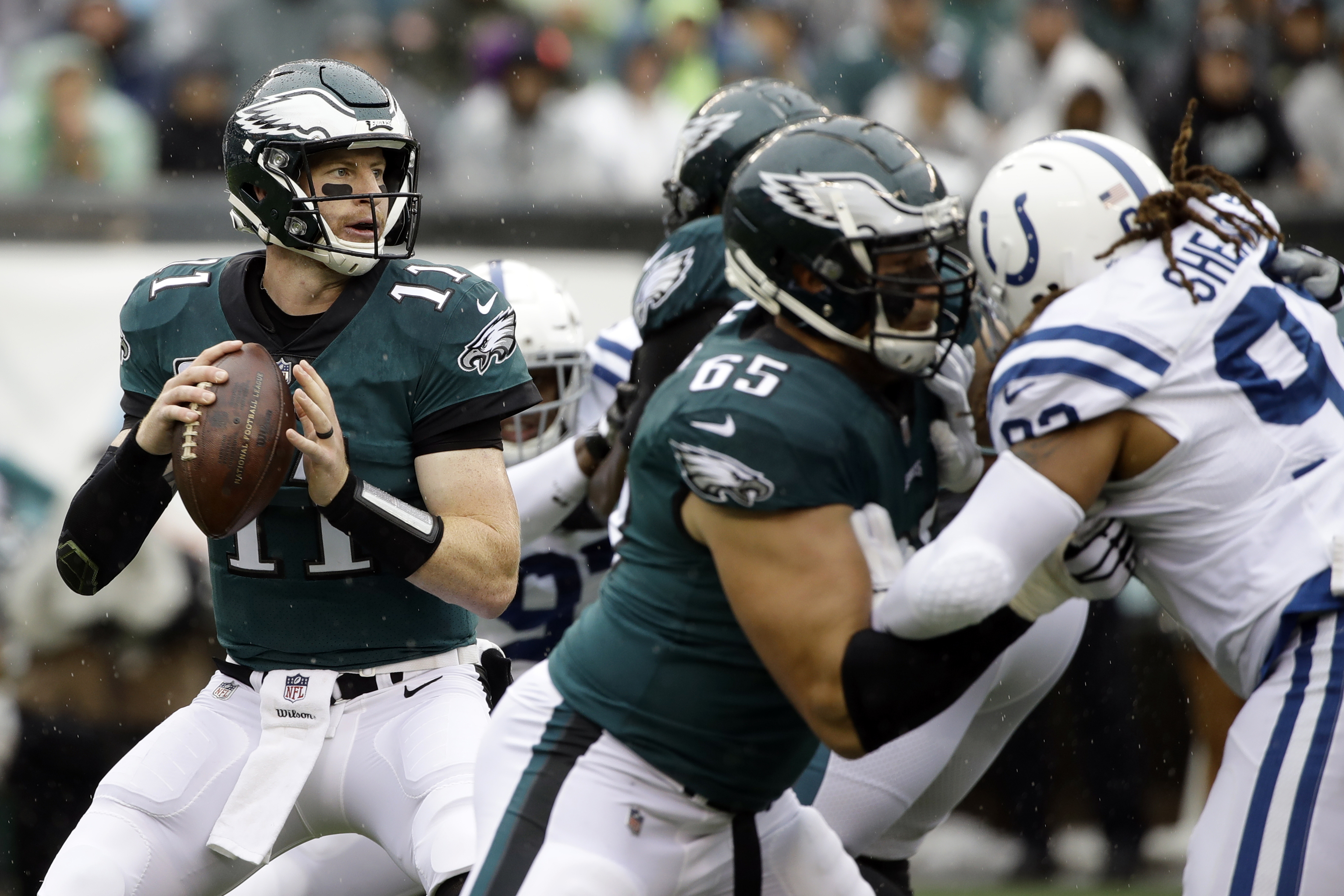 Carson Wentz leads Eagles to 20-16 comeback win over Colts