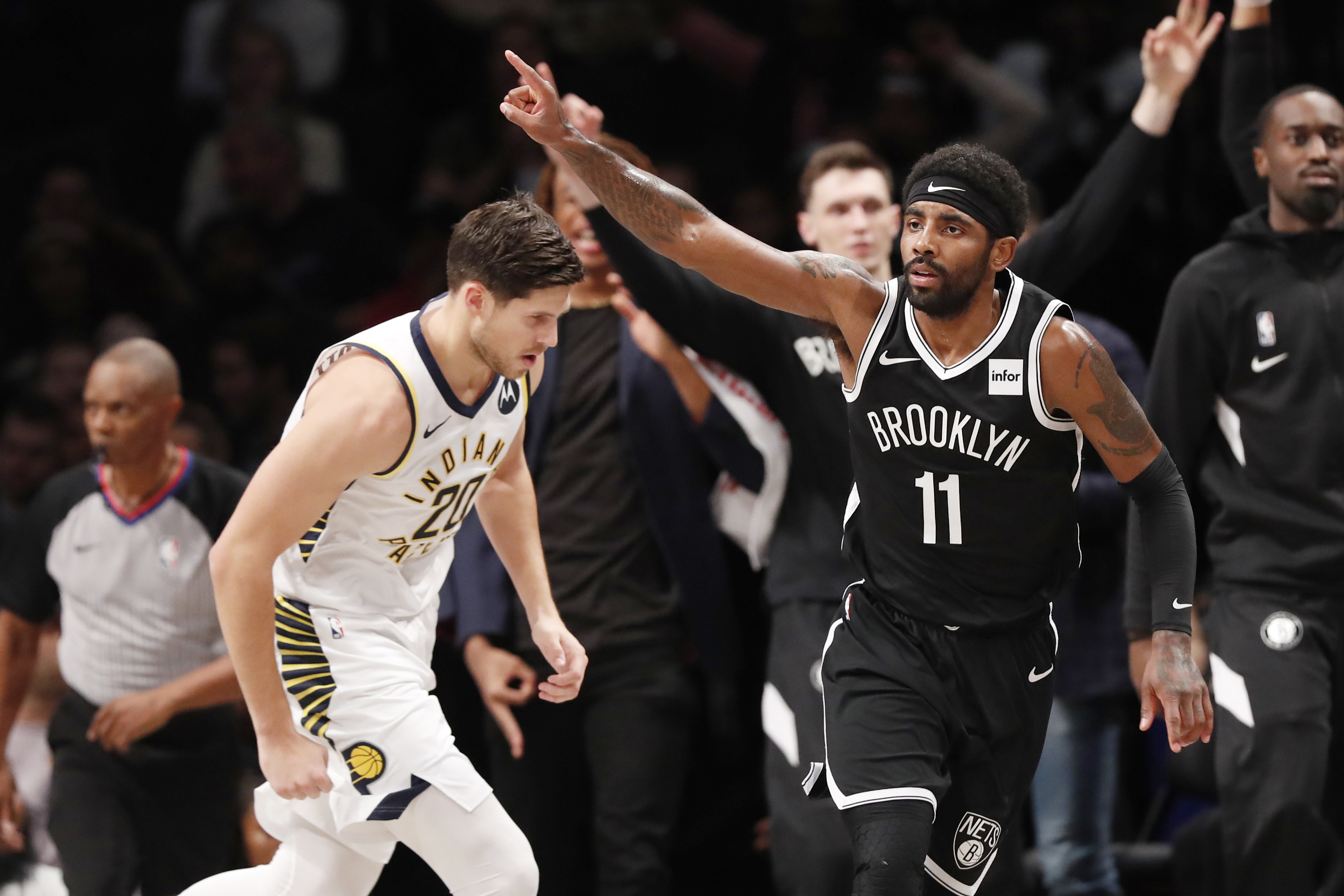 Pacers beat Nets 118-108 for first victory of season