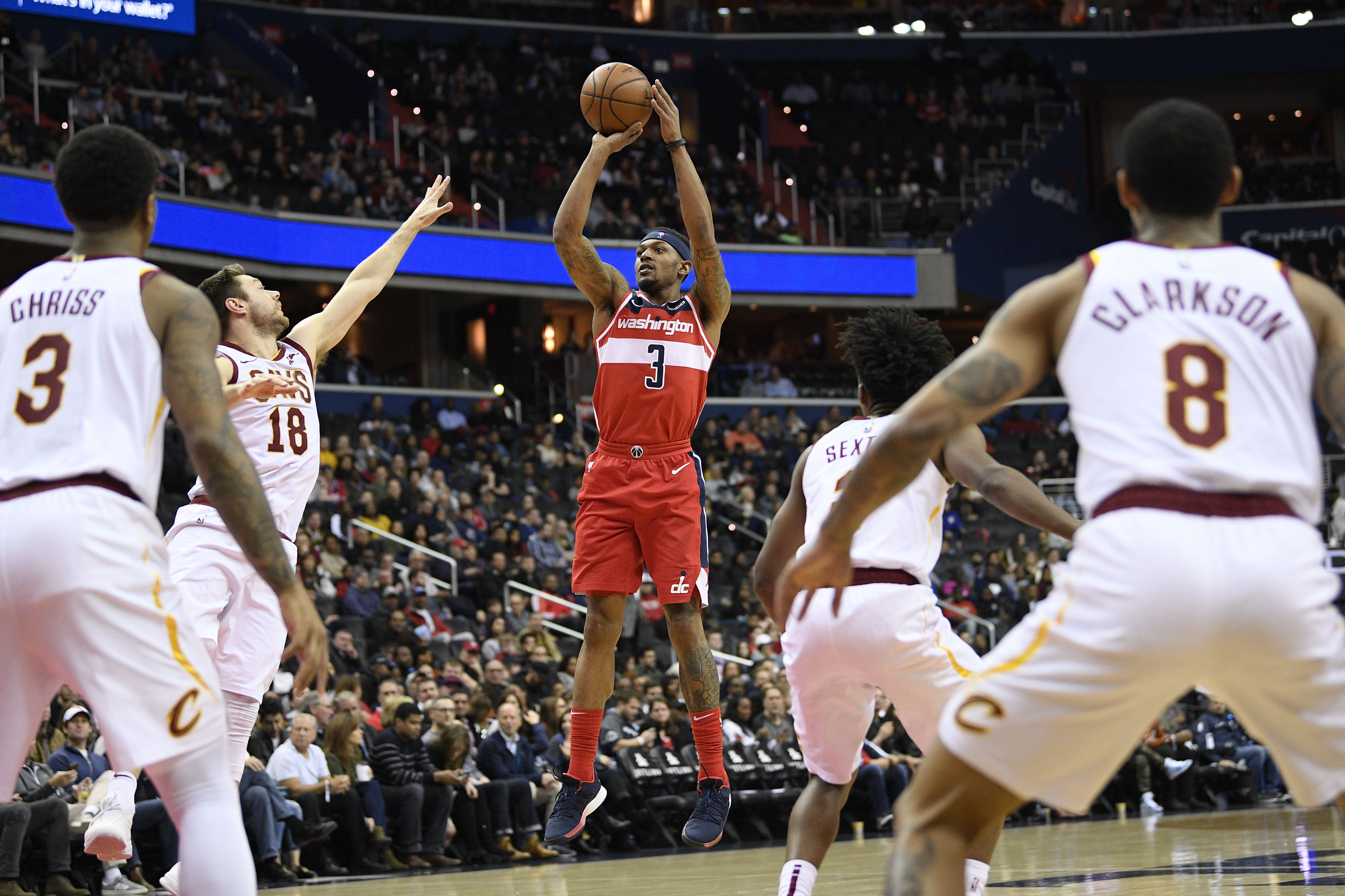 Portis scores 30 in debut as Wizards beat Cavs 119-106