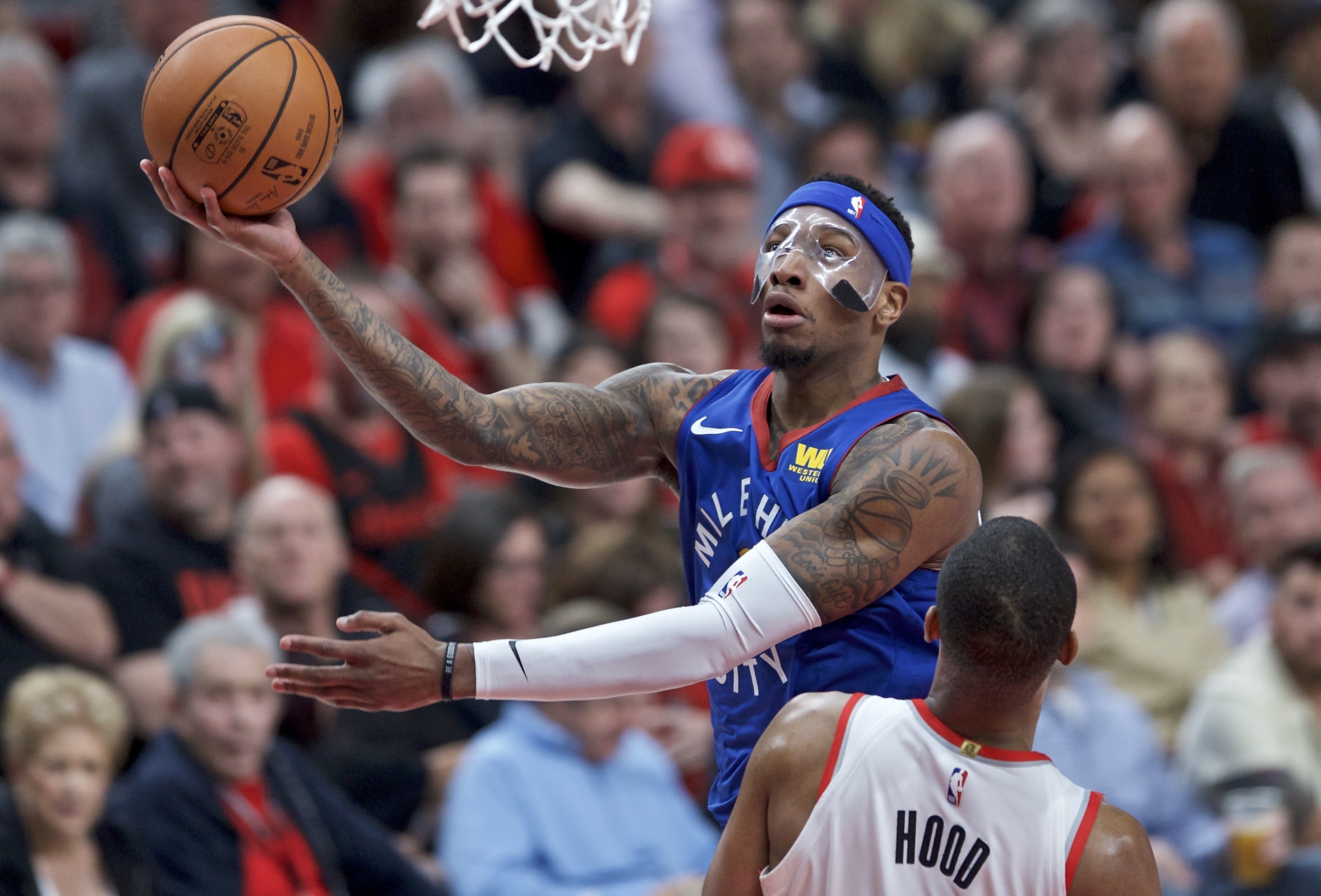 Blazers go up 2-1 after 140-137 win in 4 OTs over Denver