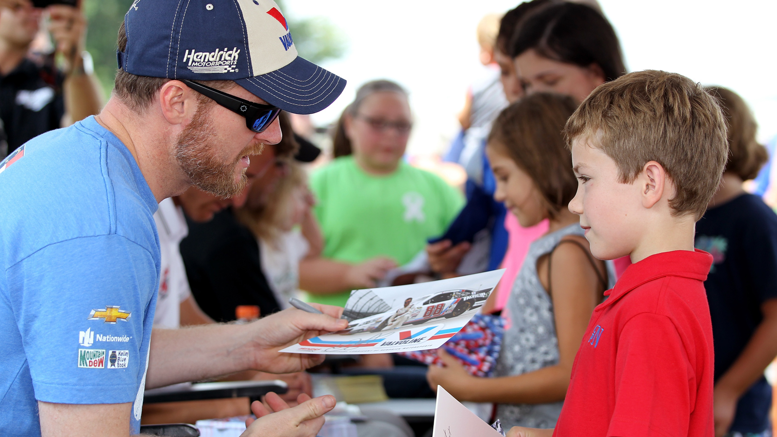 Dale Jr. meets fans at Walmart, leaves with a cool gift