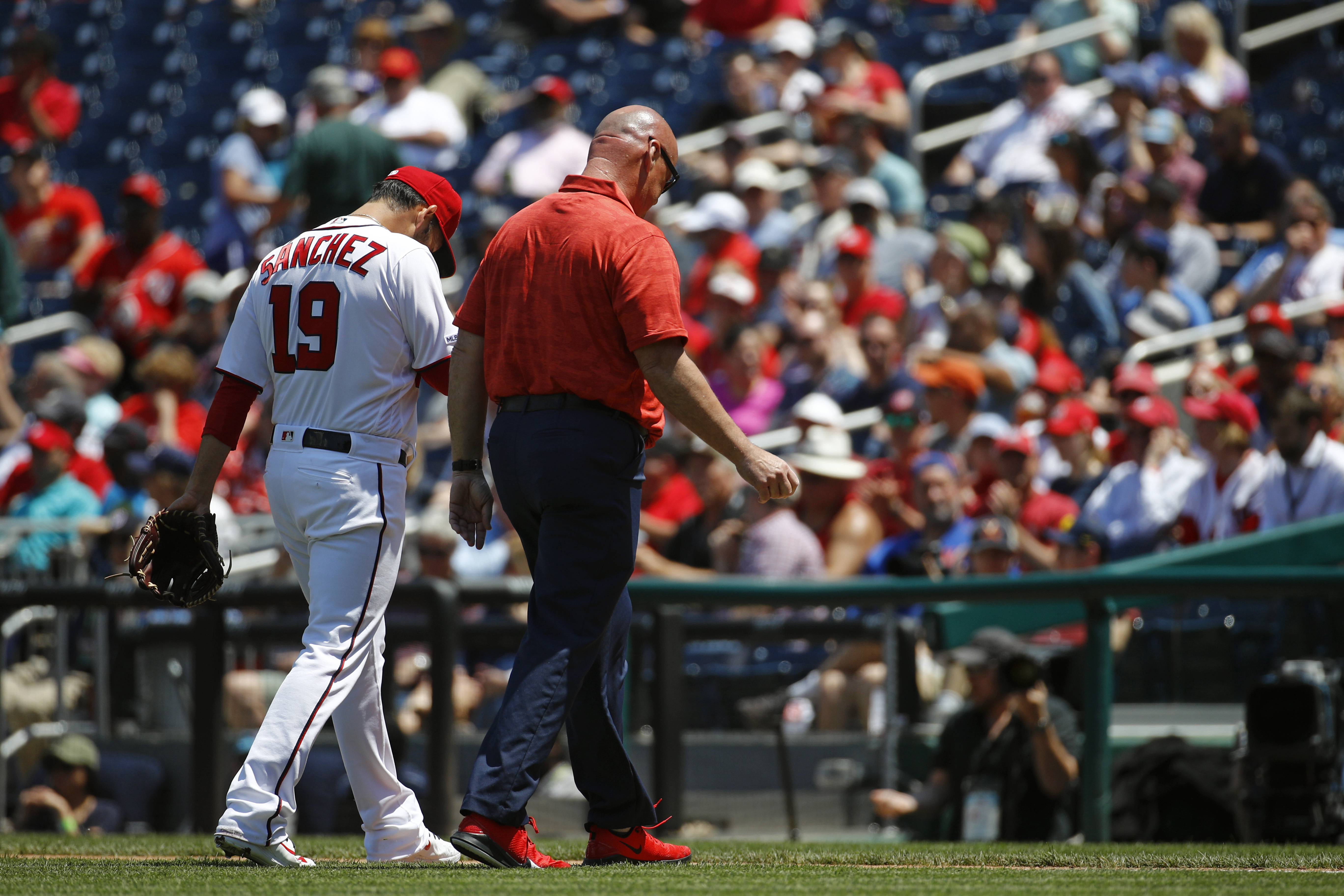 Nationals’ Anibal Sanchez leaves in 2nd inning with injury