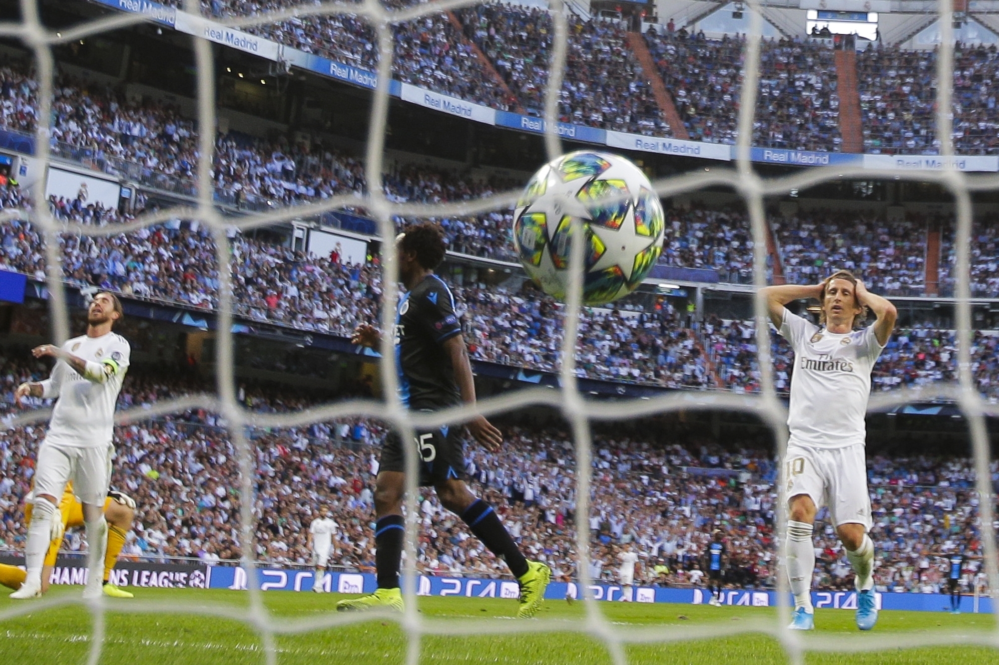 Real Madrid salvages 2-2 home draw against Club Brugge