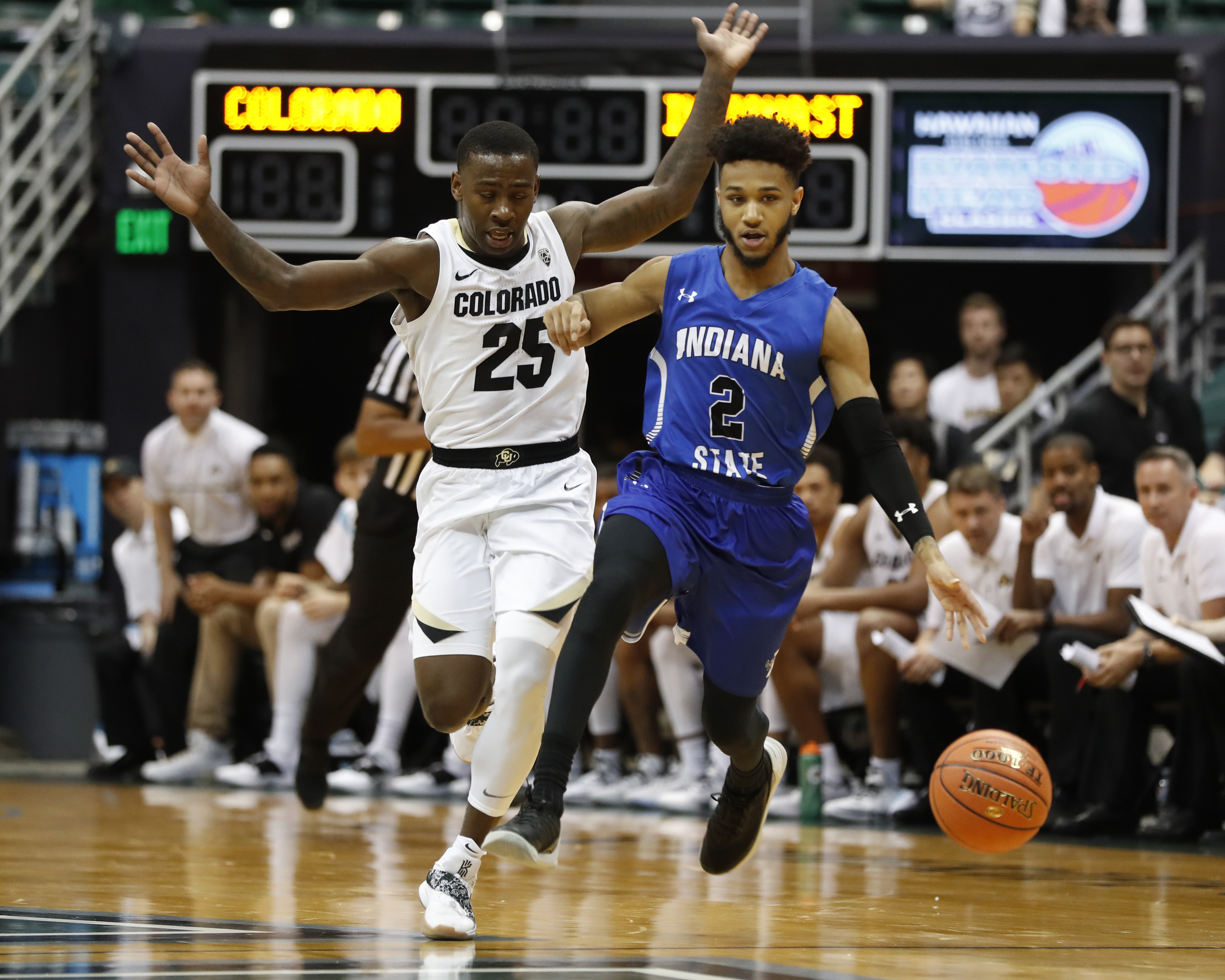 Barnes makes 5 3-pointers, Indiana State beats Colorado