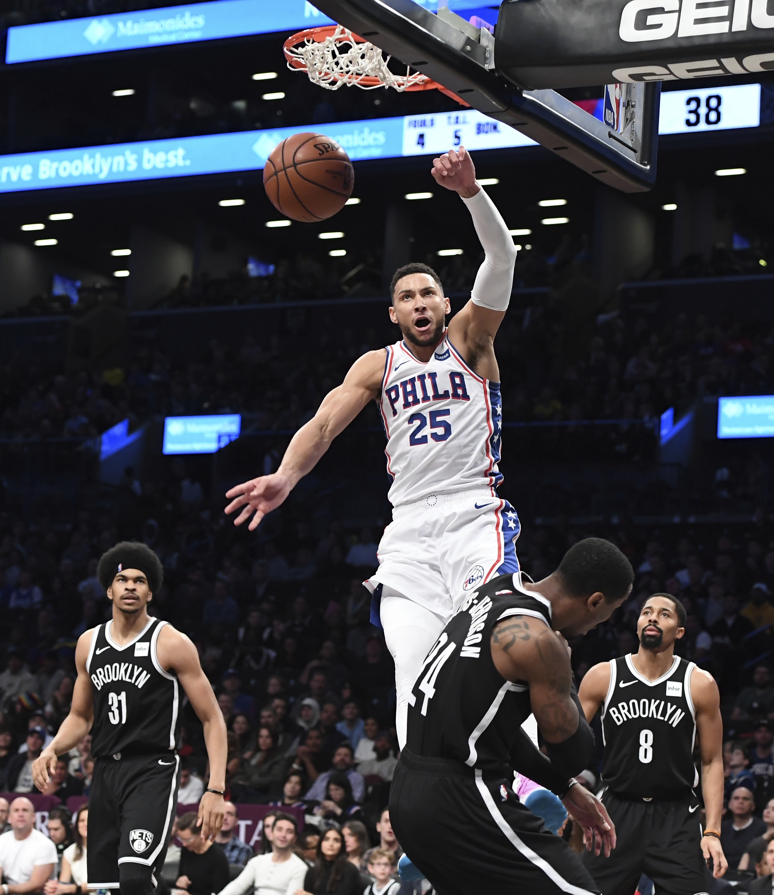 Nets keep turnover-prone 76ers winless on the road