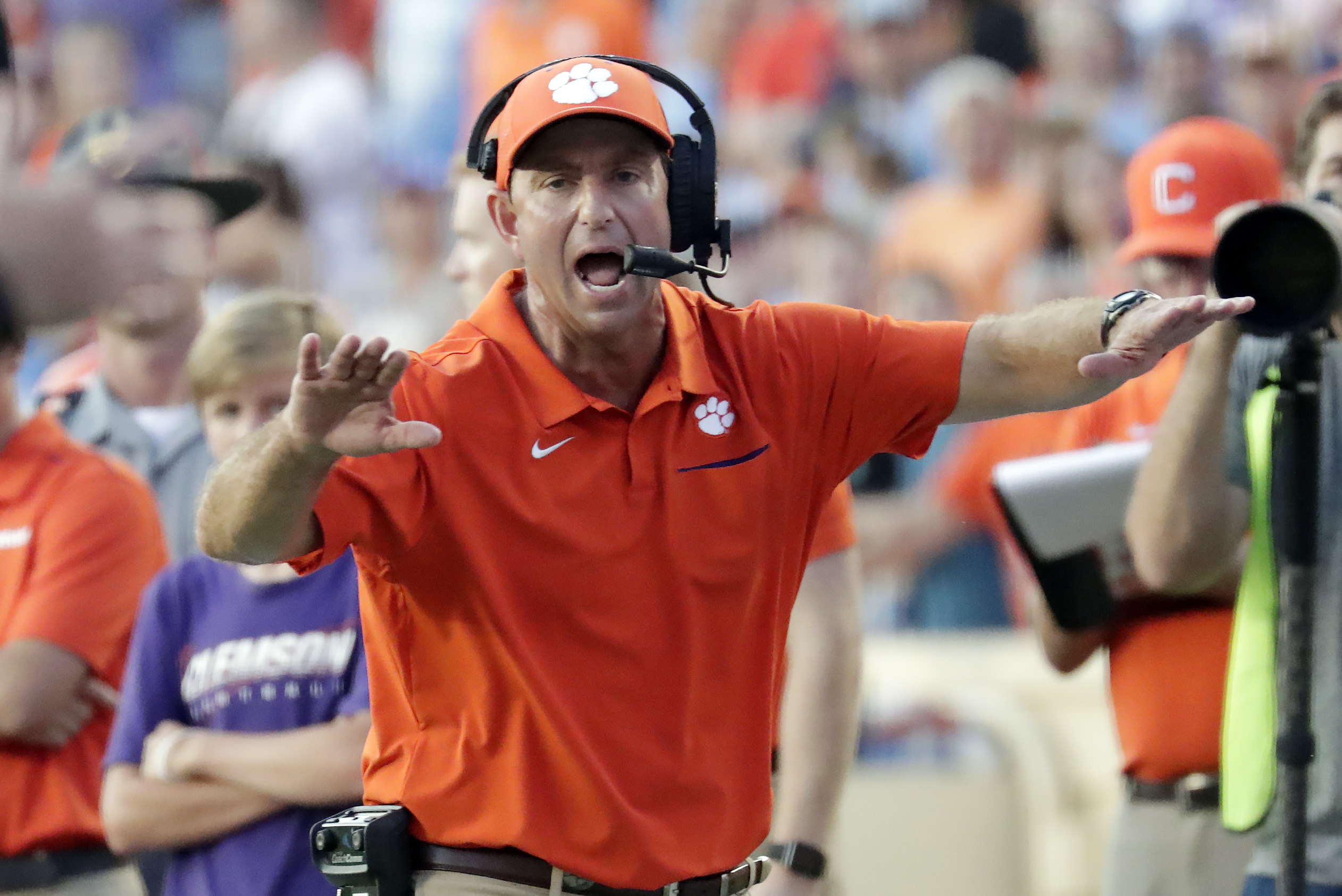 Swinney knows No. 2 Clemson must improve after close UNC win