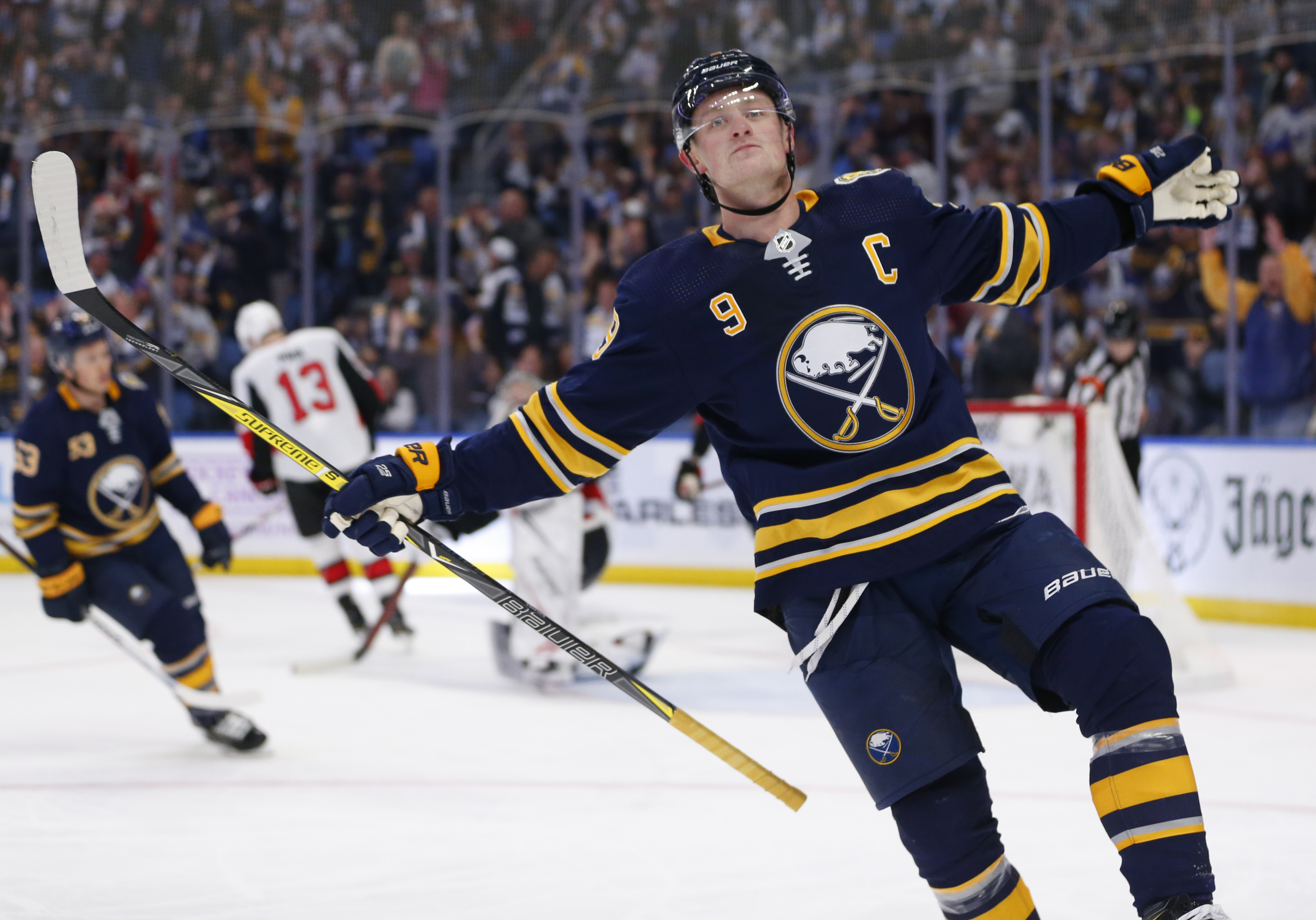 Eichel scores career-high 4 goals, Sabres top Senators 4-2