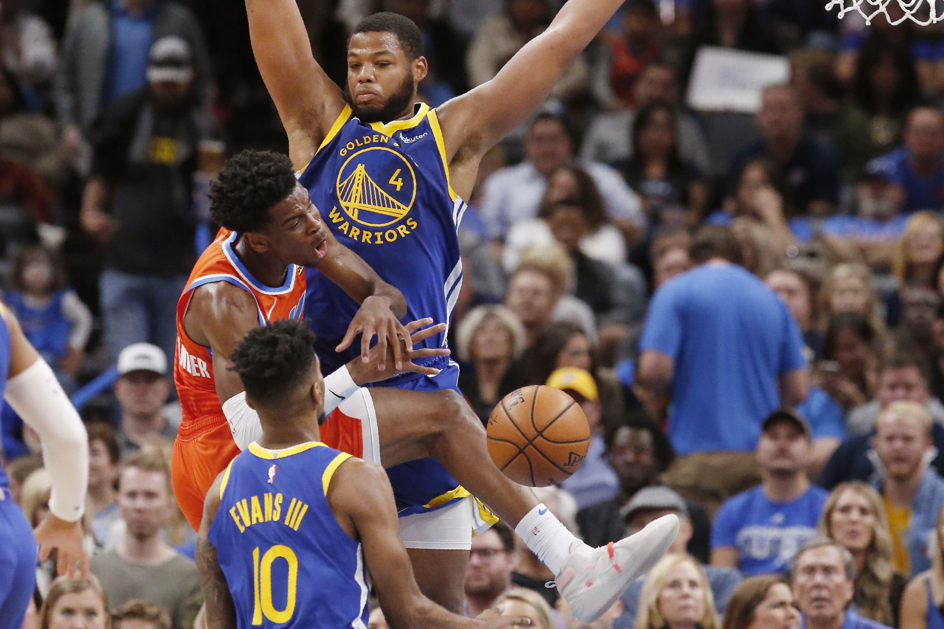 Thunder rout Warriors 120-92 for 1st win of season