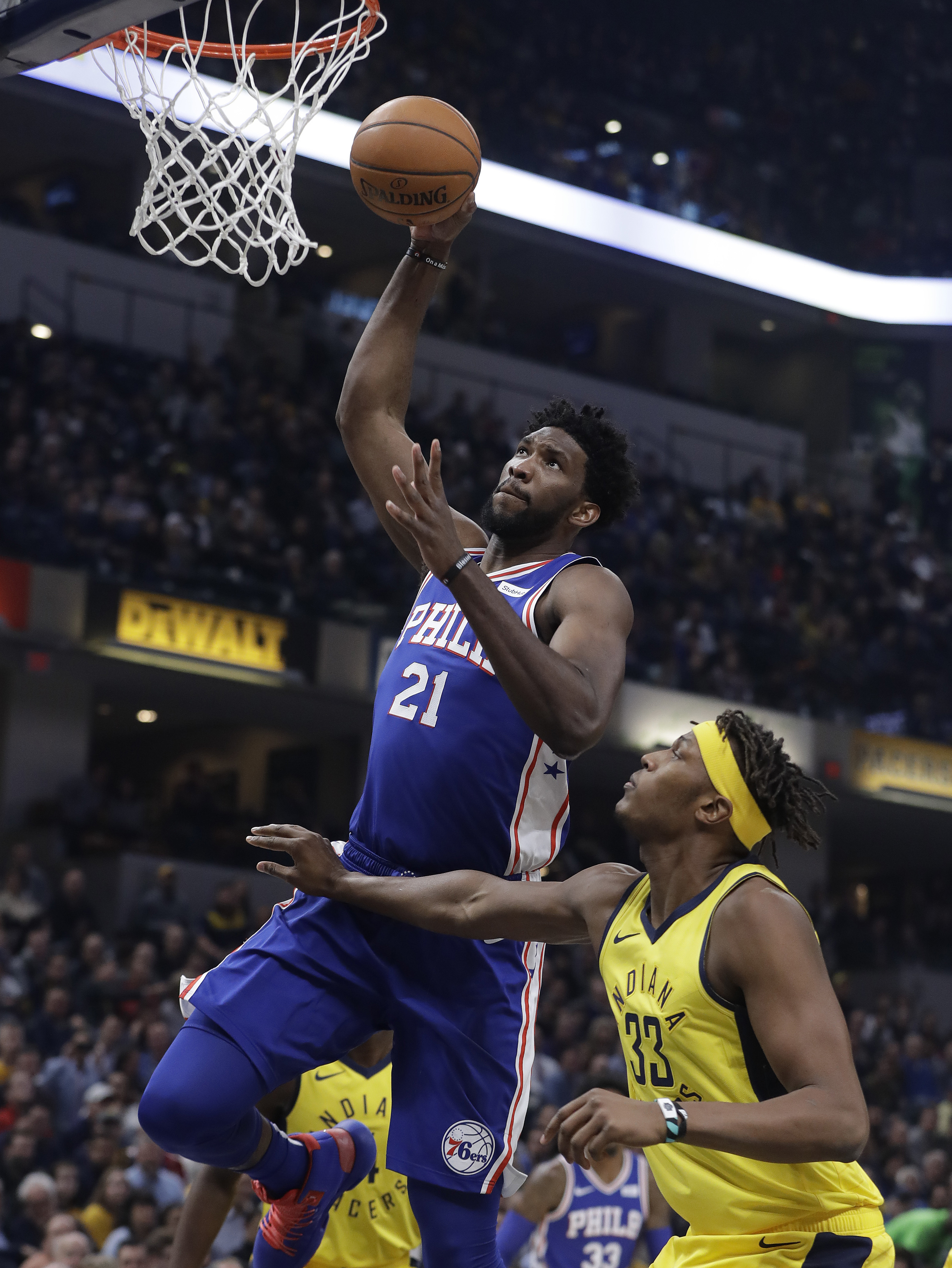 76ers put end to road struggles with 100-94 win at Indiana
