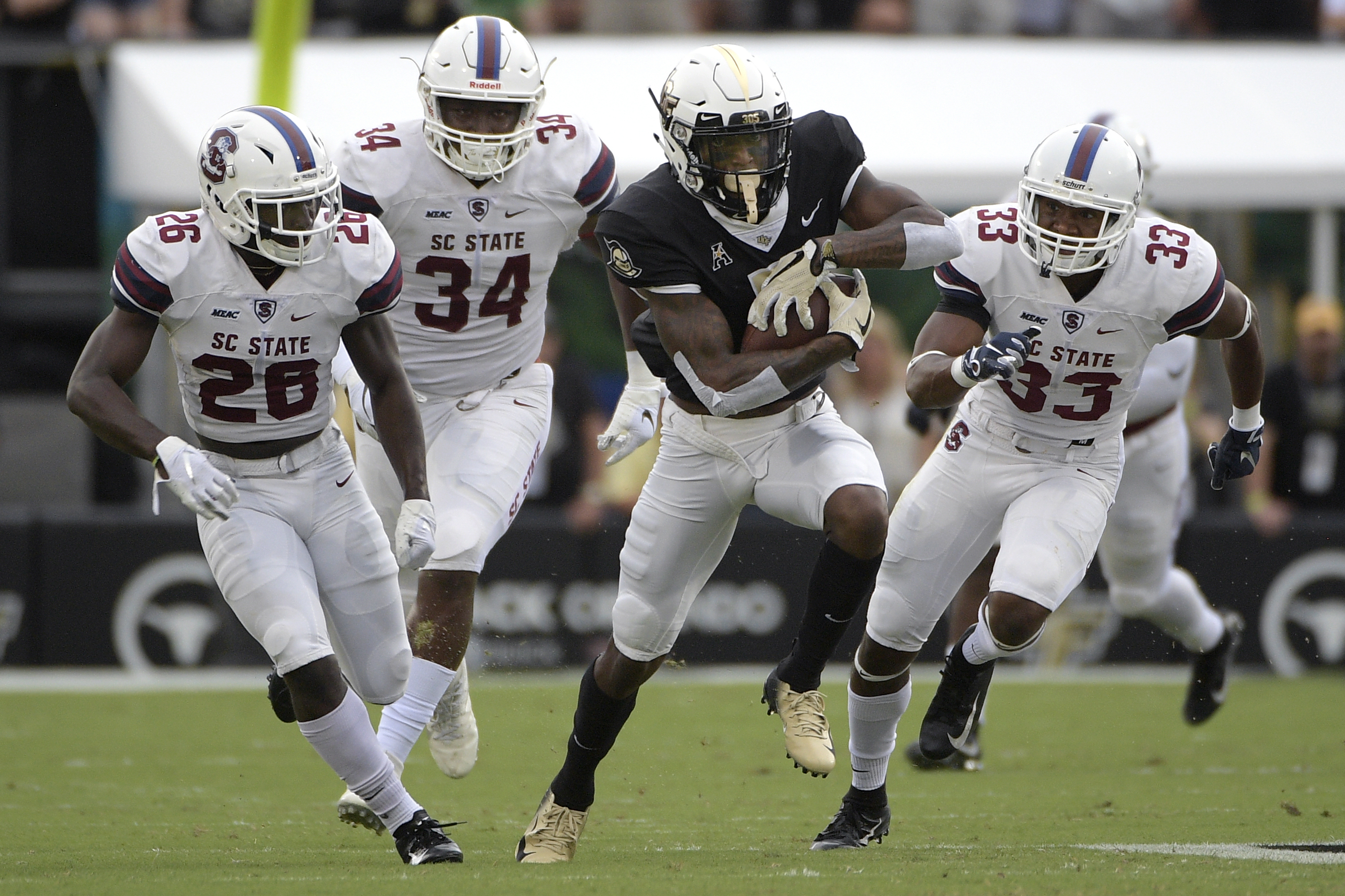 No. 19 UCF routs SC State 38-0 for 15th straight victory