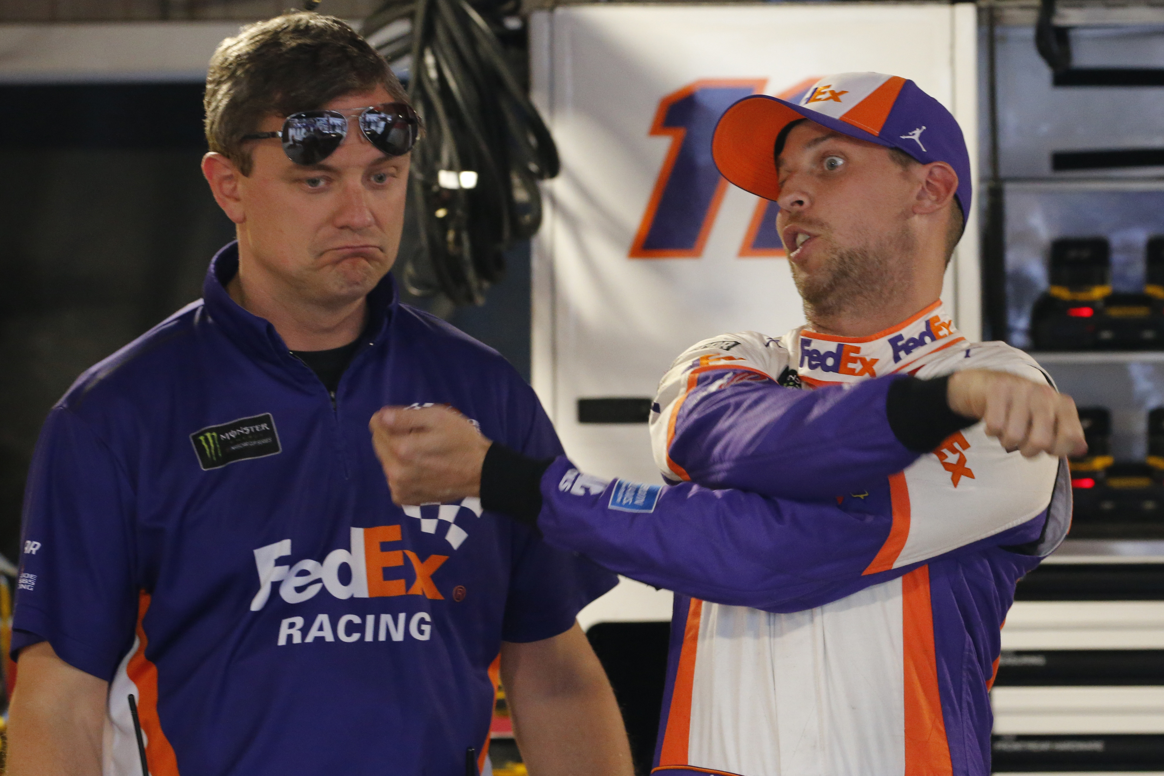 Denny Hamlin wins pole for playoff race at Martinsville