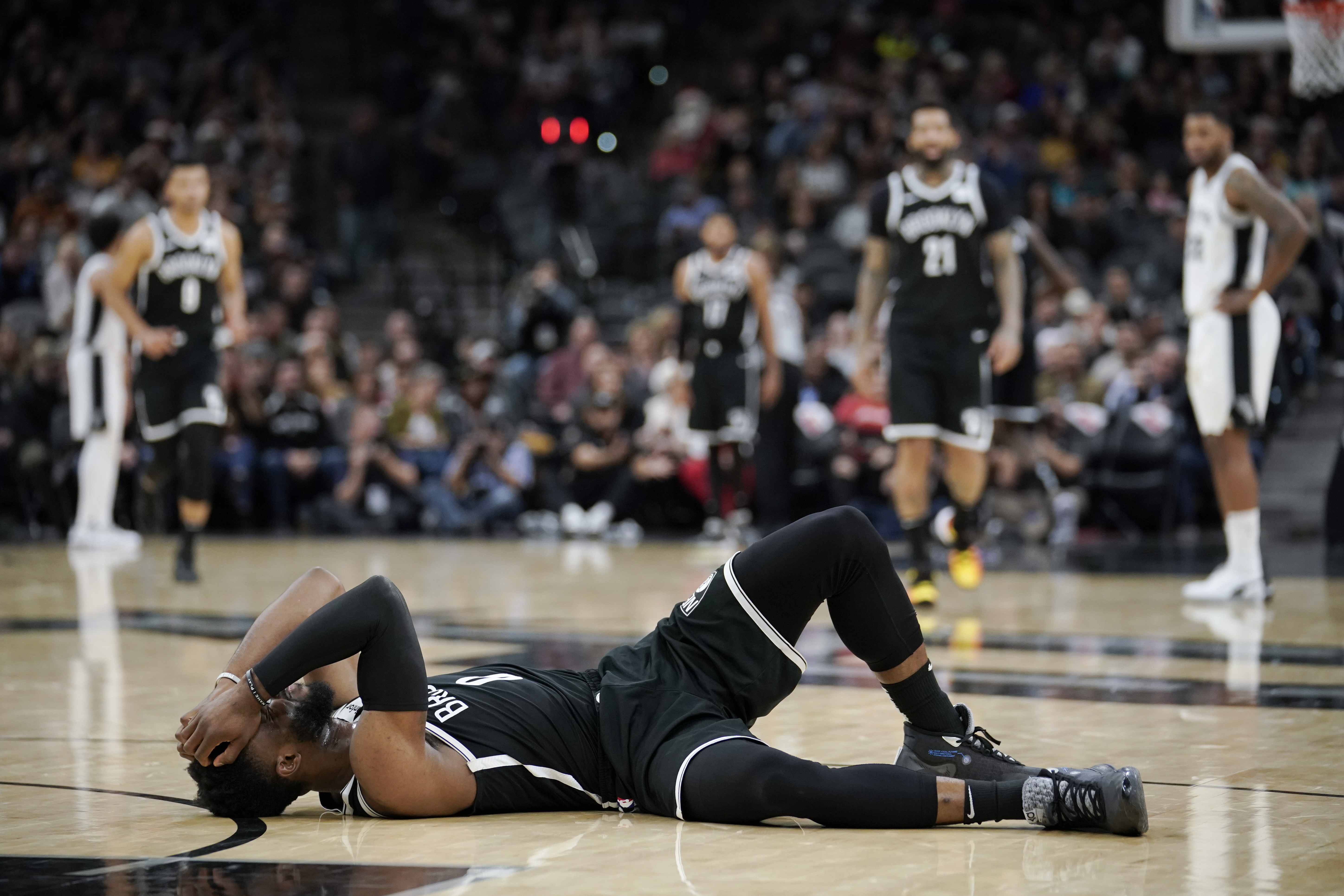 Nets waive David Nwaba, who had season-ending injury