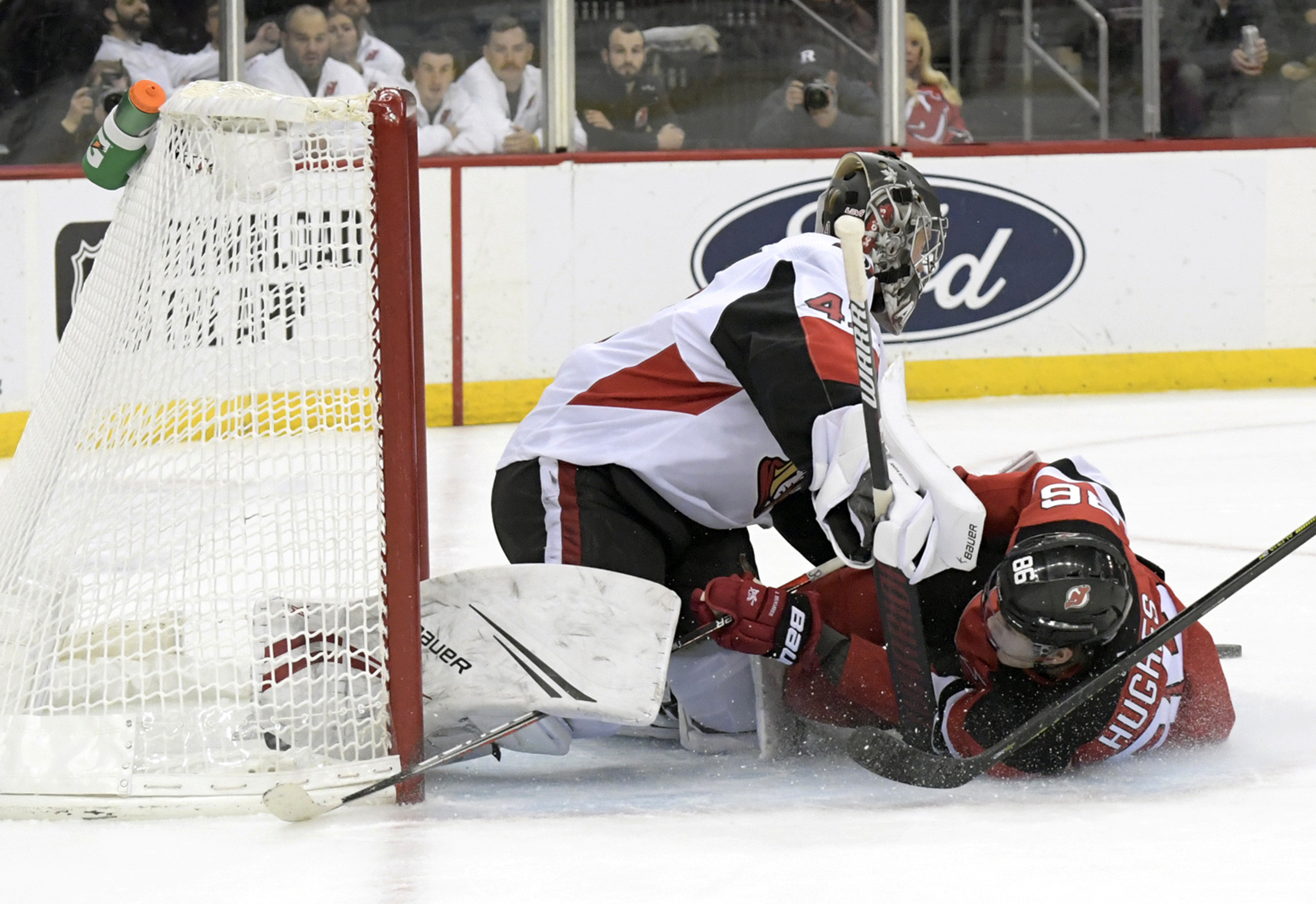 Pageau scores 3 goals as Senators beat Devils 4-2