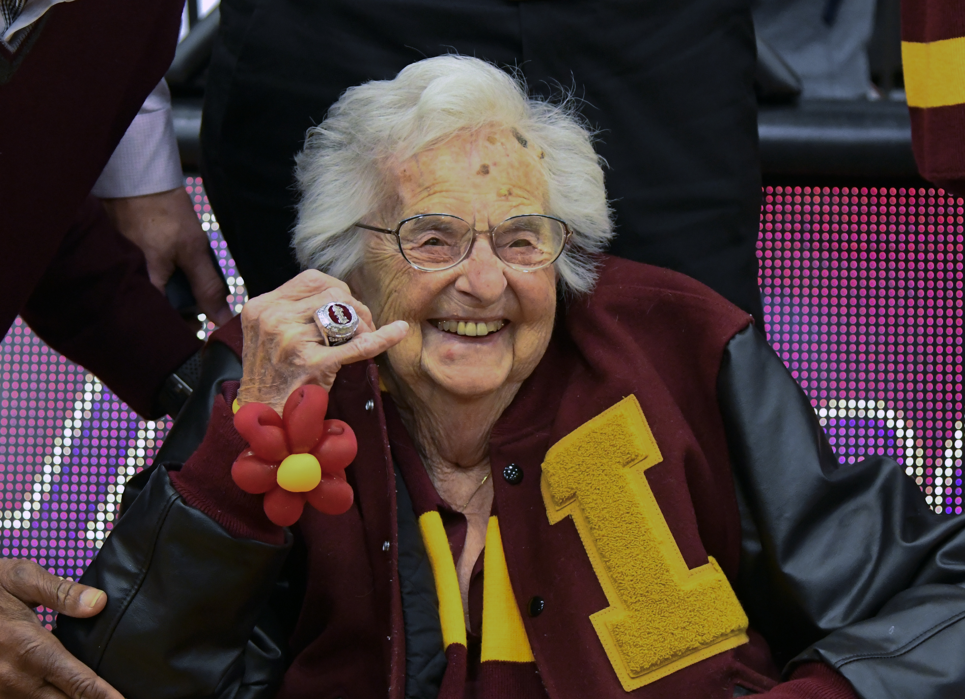 Loyola presents Final Four ring to Sister Jean