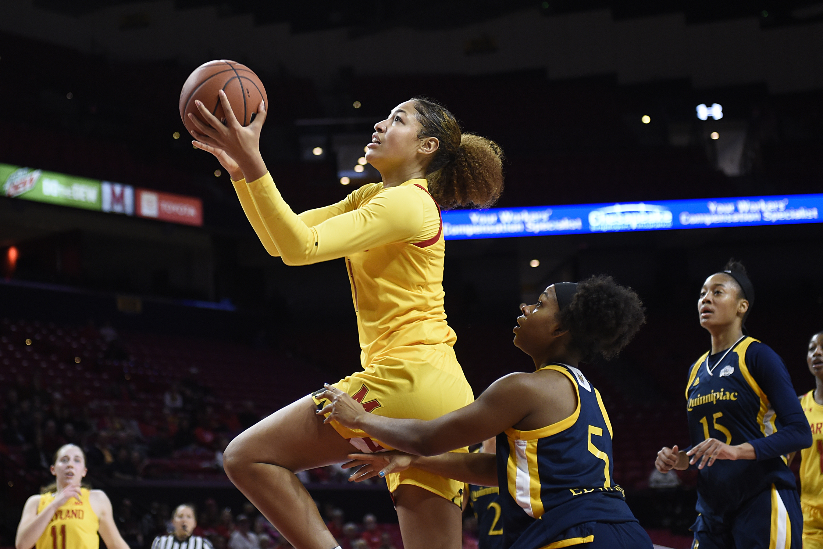 No. 9 Maryland starts quickly in 107-52 rout of Quinnipiac