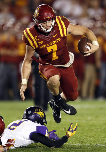 Iowa State's Joel Lanning plays both ways vs. Oklahoma