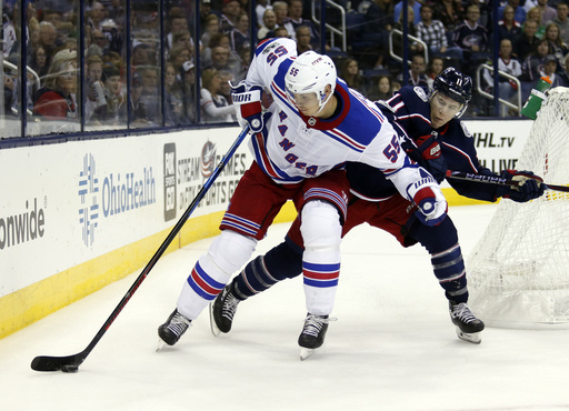 Panarin gets 1st goal, Blue Jackets rally to top Rangers 3-1 (Oct 13, 2017)