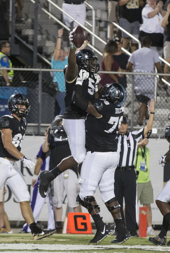 Milton, No. 22 UCF roll past East Carolina, 63-21 (Oct 14, 2017)