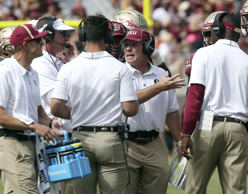 Florida State coach Fisher has verbal altercation after loss