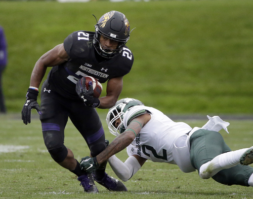 Northwestern stuns No. 16 Michigan State 39-31 in 3 OT (Oct 28, 2017)