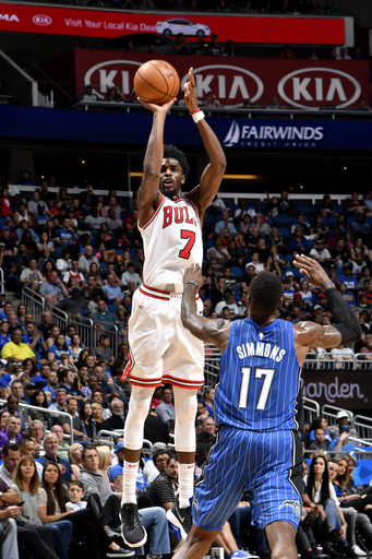 Bulls use strong second half to beat Magic 105-83 (Nov 03, 2017)