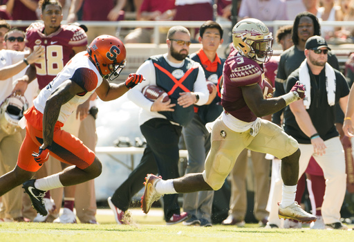 Florida State holds off Syracuse 27-24 to get first home win (Nov 04, 2017)