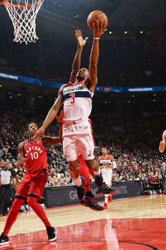 Beal scores 38 as Wizards beat Raptors 107-96 without Wall (Nov 05, 2017)