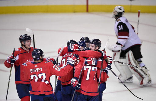 Capitals end home power-play drought, beat Coyotes 3-2 in OT (Nov 06, 2017)