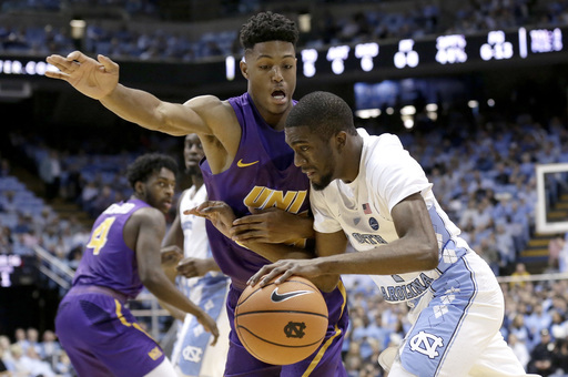 Maye helps No. 9 UNC beat Northern Iowa 86-69 in opener (Nov 10, 2017)