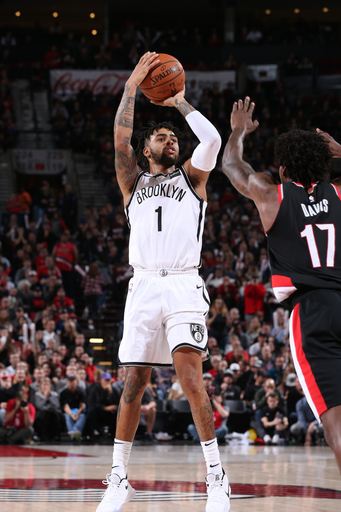 Russell has 21 points, Nets beat Trail Blazers 101-97 (Nov 10, 2017)