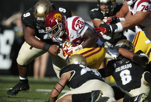 No. 15 USC clinches Pac-12 South in 38-24 win over Colorado (Nov 11, 2017)